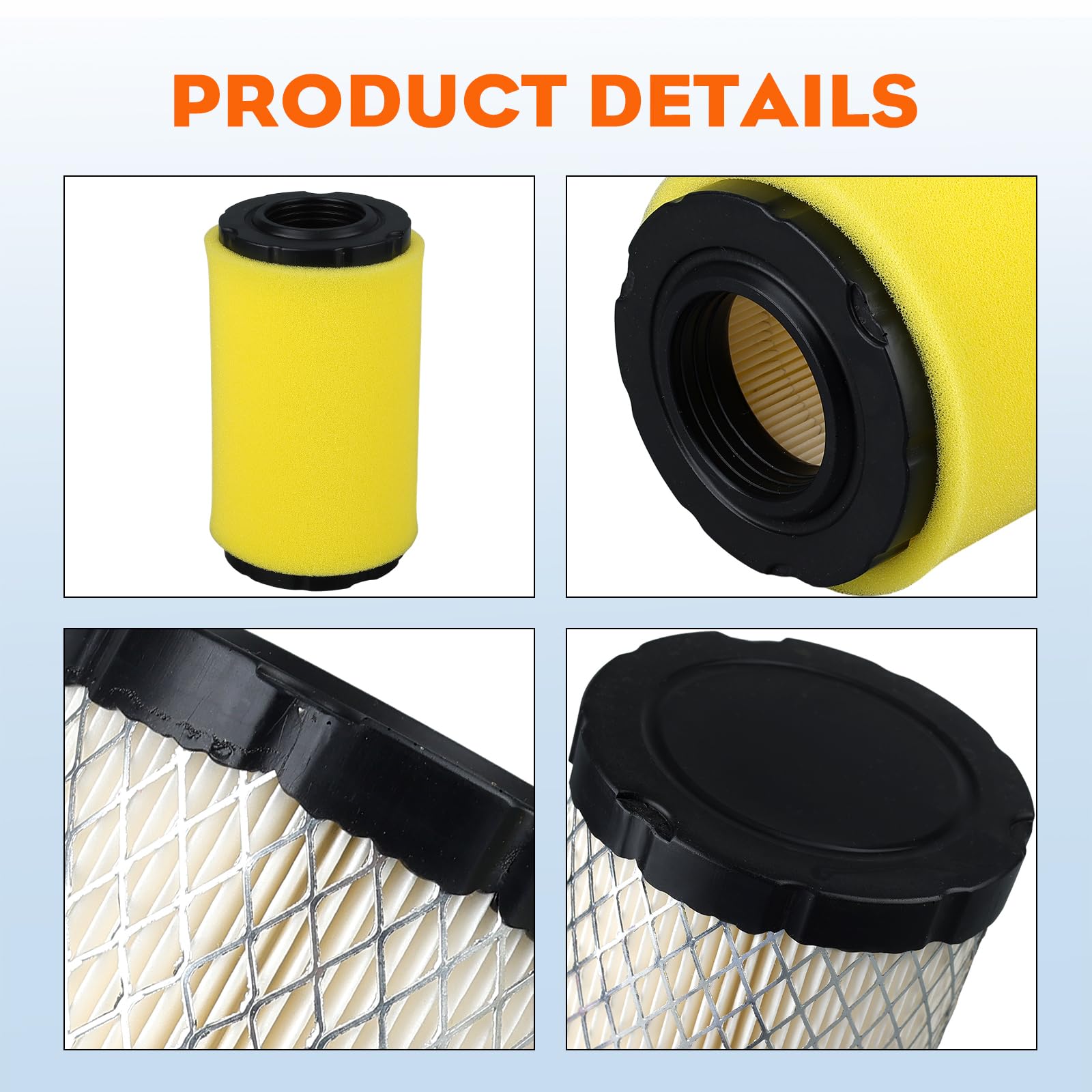 HIPA leak-proof polyurethane frame prevents unfiltered air entry.