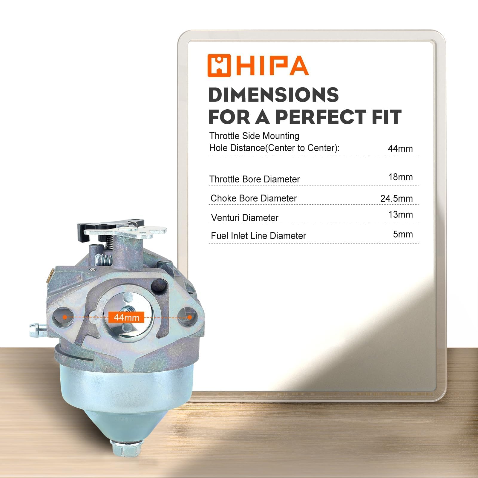 Hipa wet-flow tested carburetor demonstrates engine-friendly performance under simulated conditions.