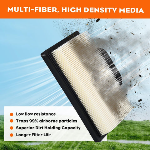 Hipa YTH2348 compatibility image demonstrates broad fit with popular mowers.