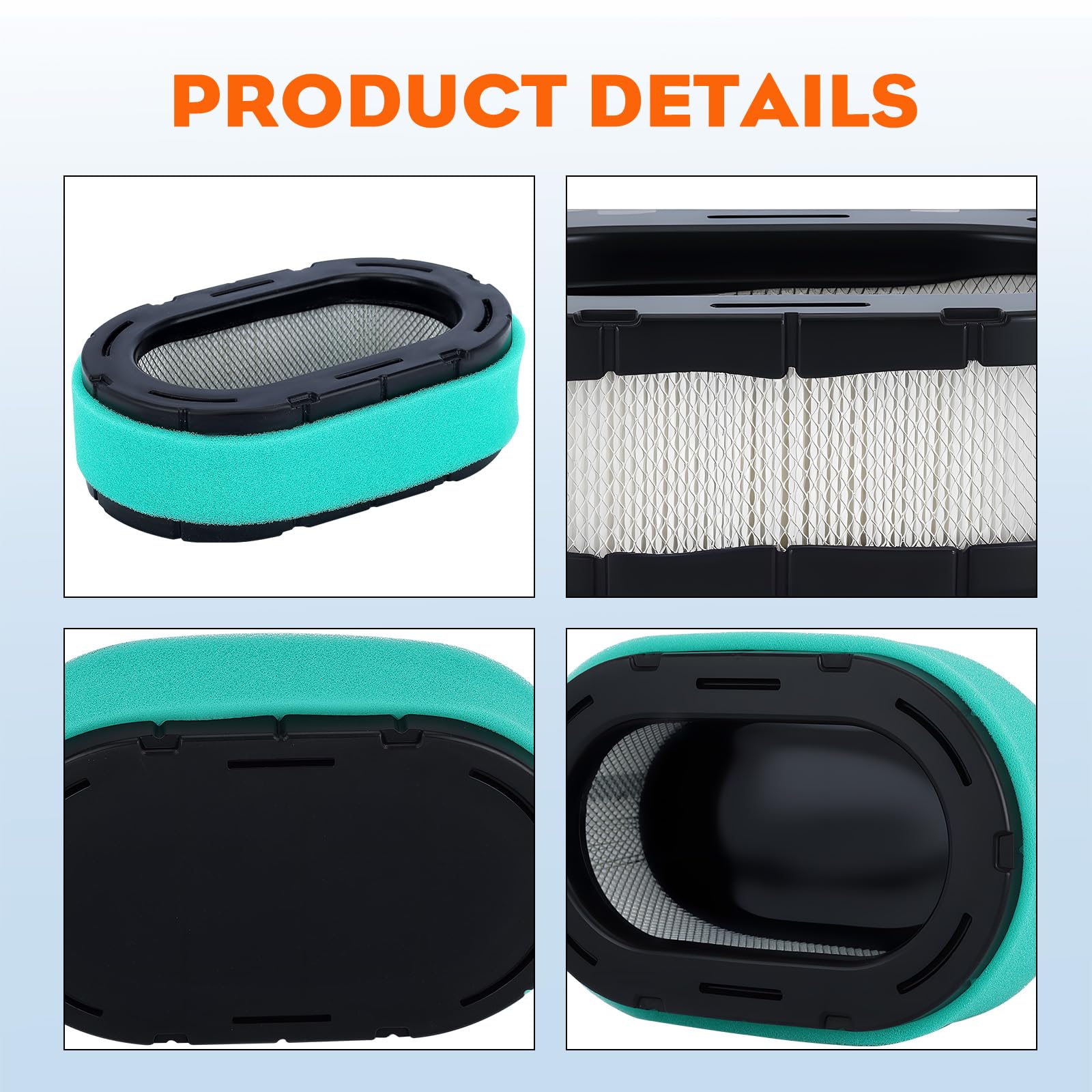 Hipa zero-turn mower filter kit for quick, reliable replacements.