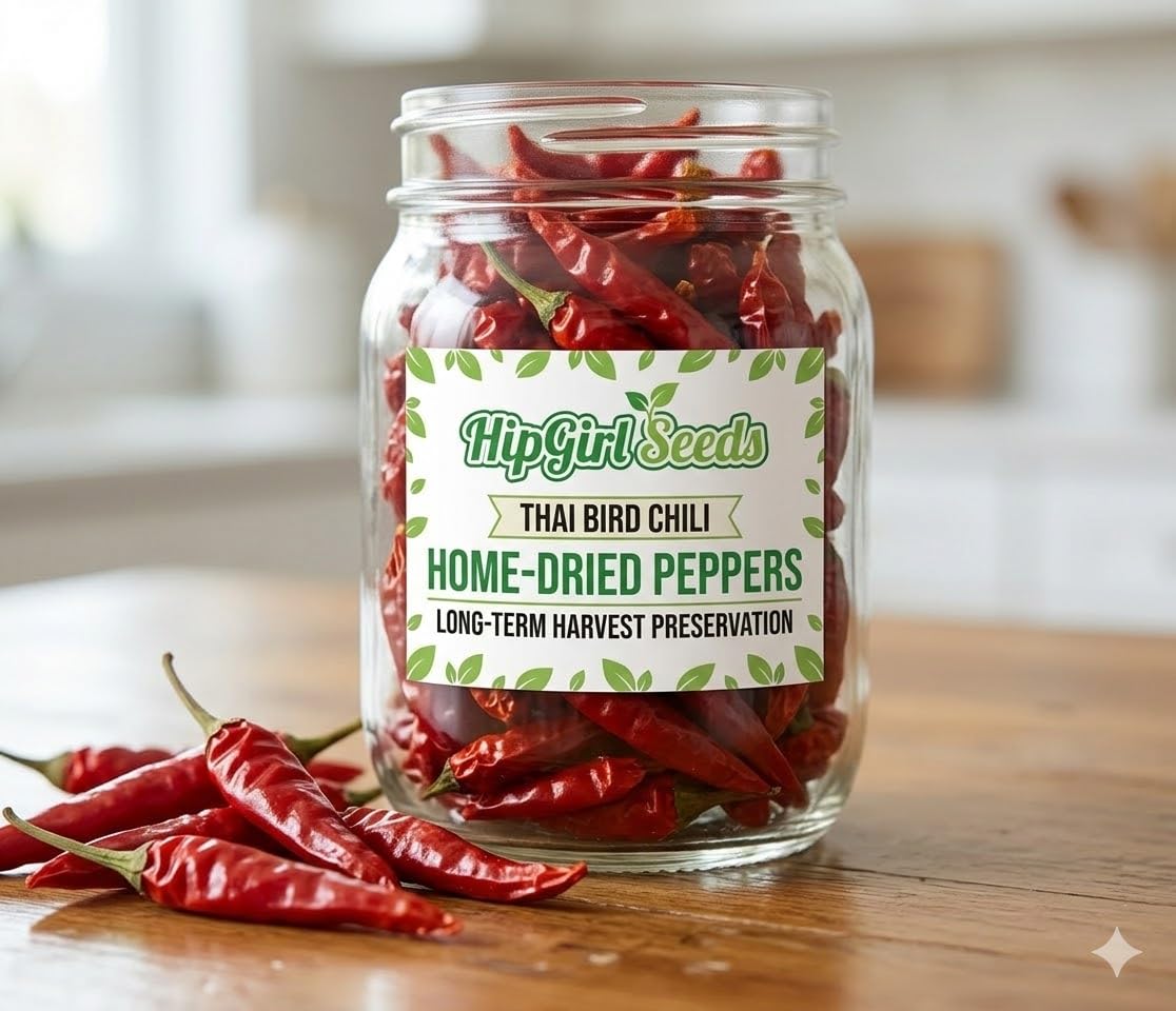 HipGirl green thin-walled chili peppers ready to harvest for fresh meals.