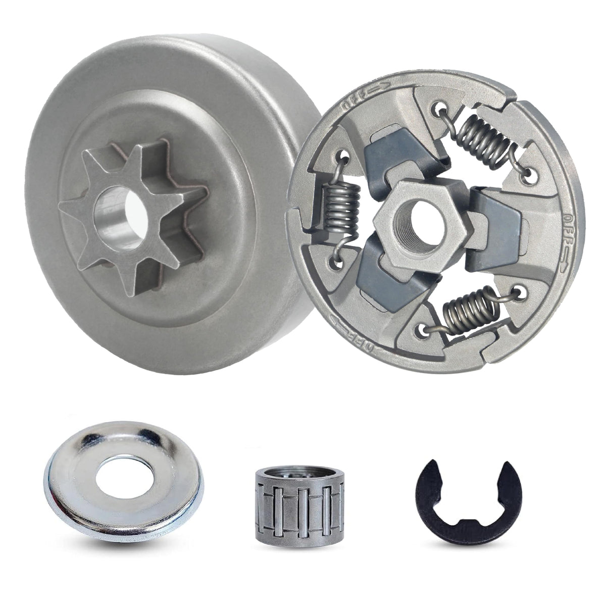 Hippotech 325-7T clutch-drum bearing for Stihl MS271, ready for reliable engagement.
