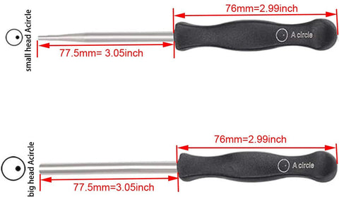 Hippotech handle-marked tool speeds selection for quick grip and accuracy