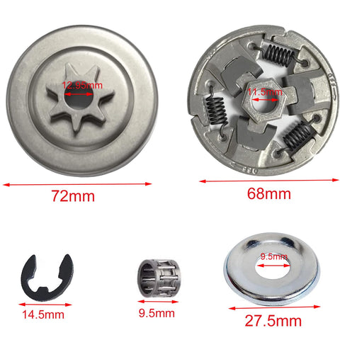 All-in-one package with E-clip and hardware for easy DIY repairs.