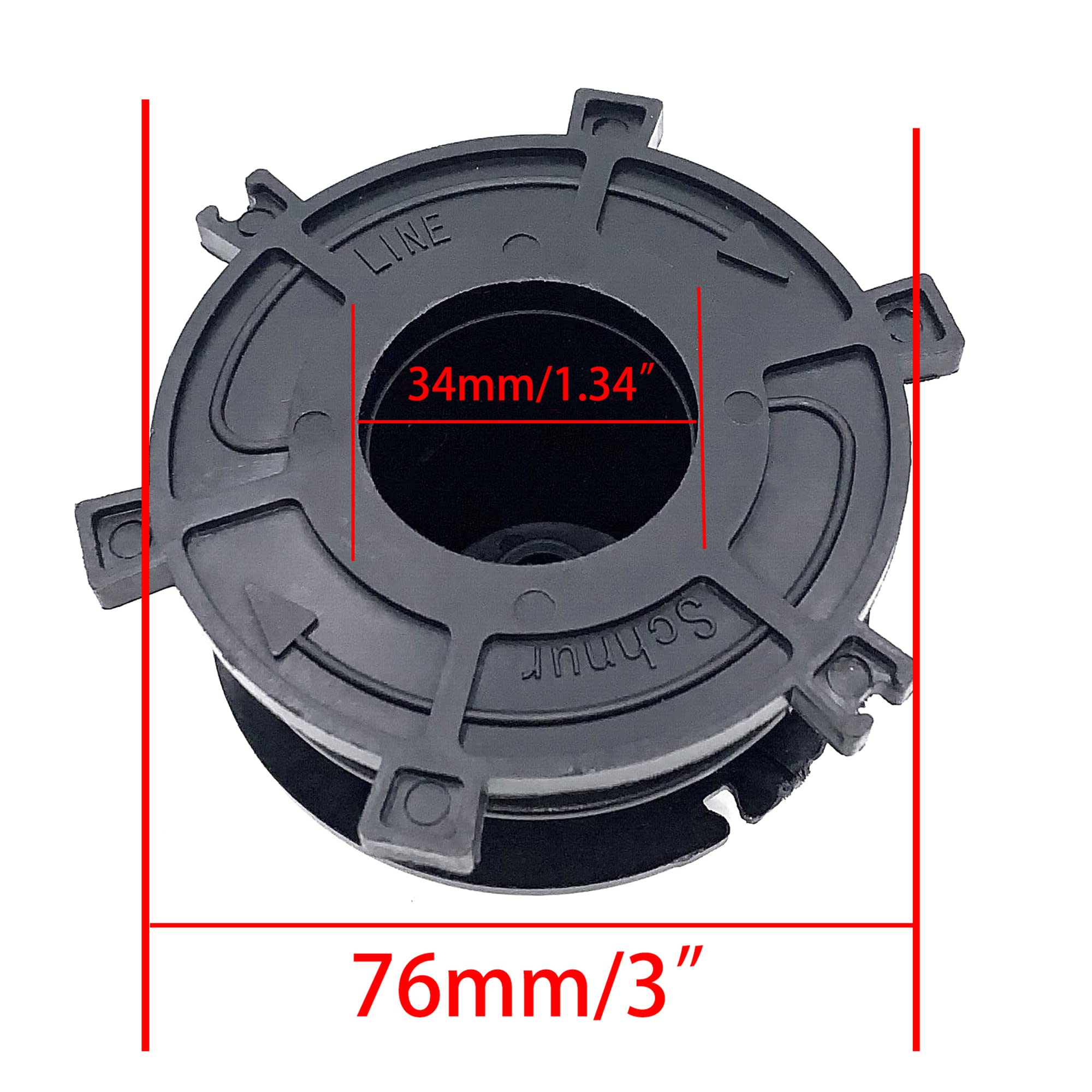 Hippotech eyelet sleeve set improves spool alignment and durability