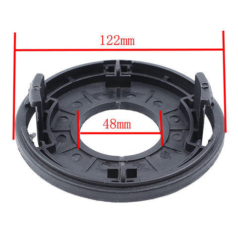 Hippotech spring-trimmer-head assembly for smooth line feeding