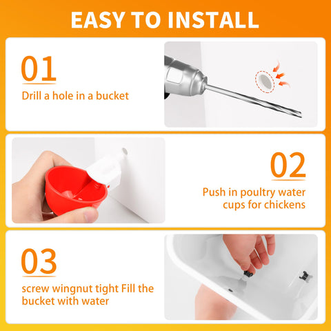 Hipykat all-in-one poultry water kit simplifies coop watering tasks.