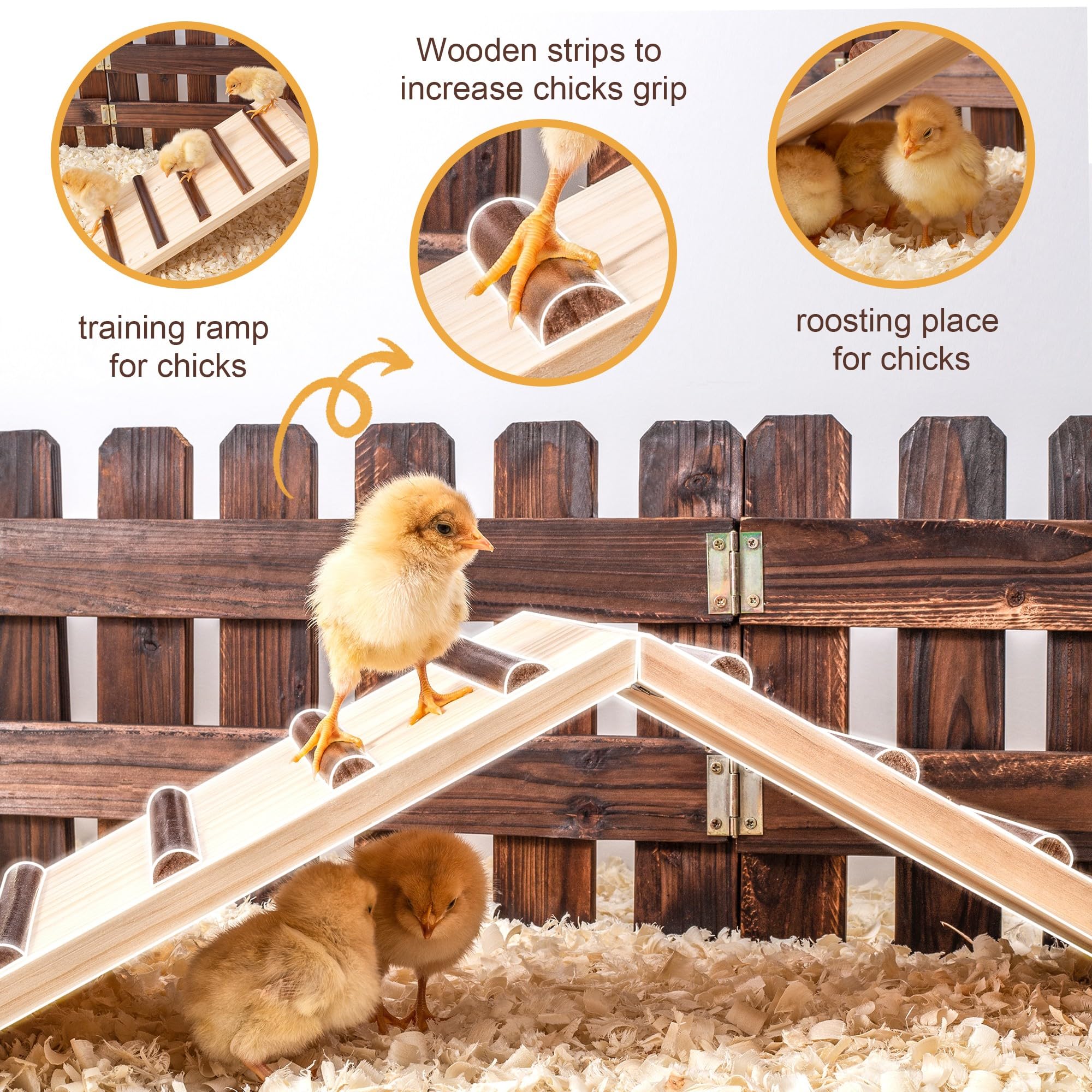 Hipykat natural wood ramp highlighting smooth finish and easy cleaning.