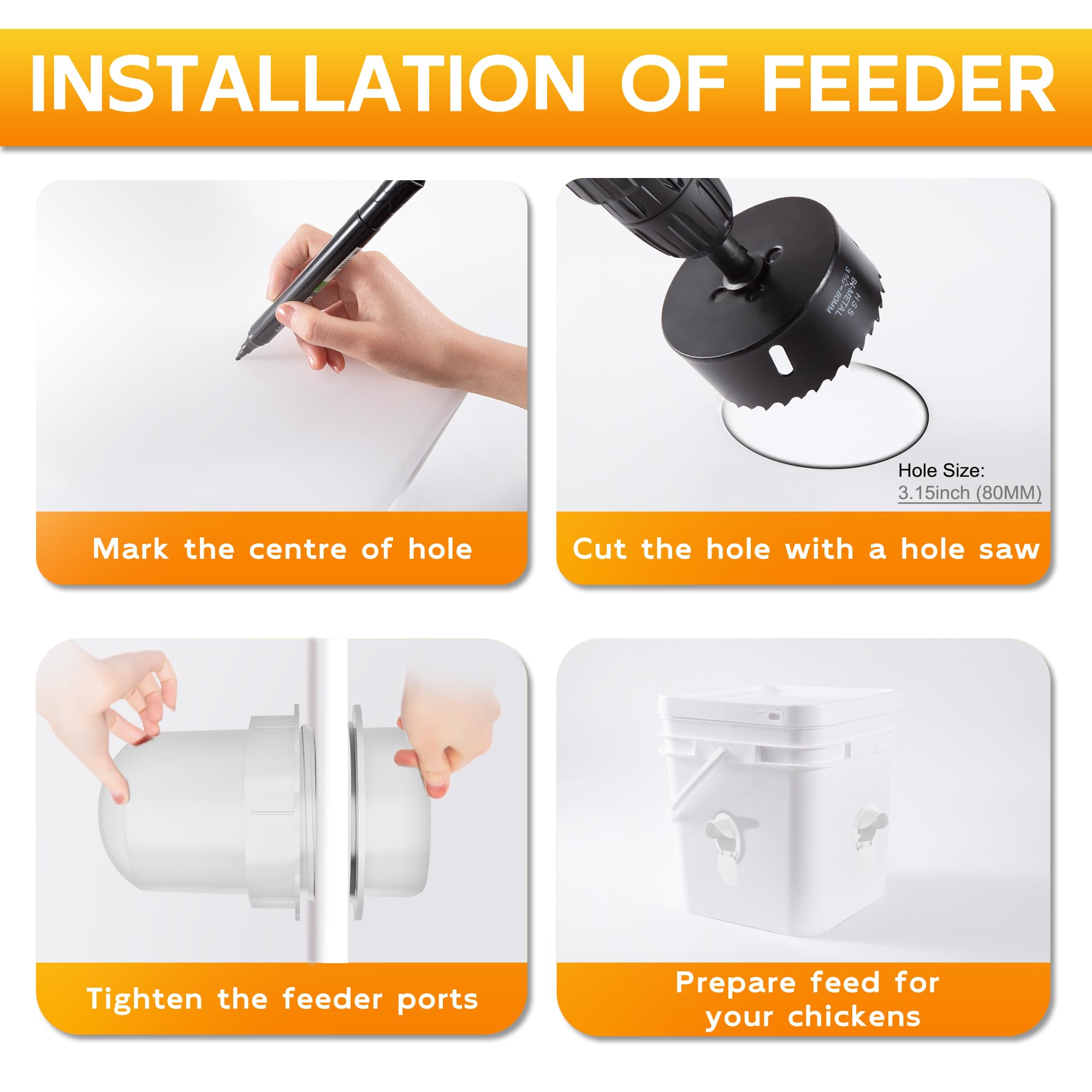 Hipykat DIY-friendly ports allow easy expansion as your flock grows