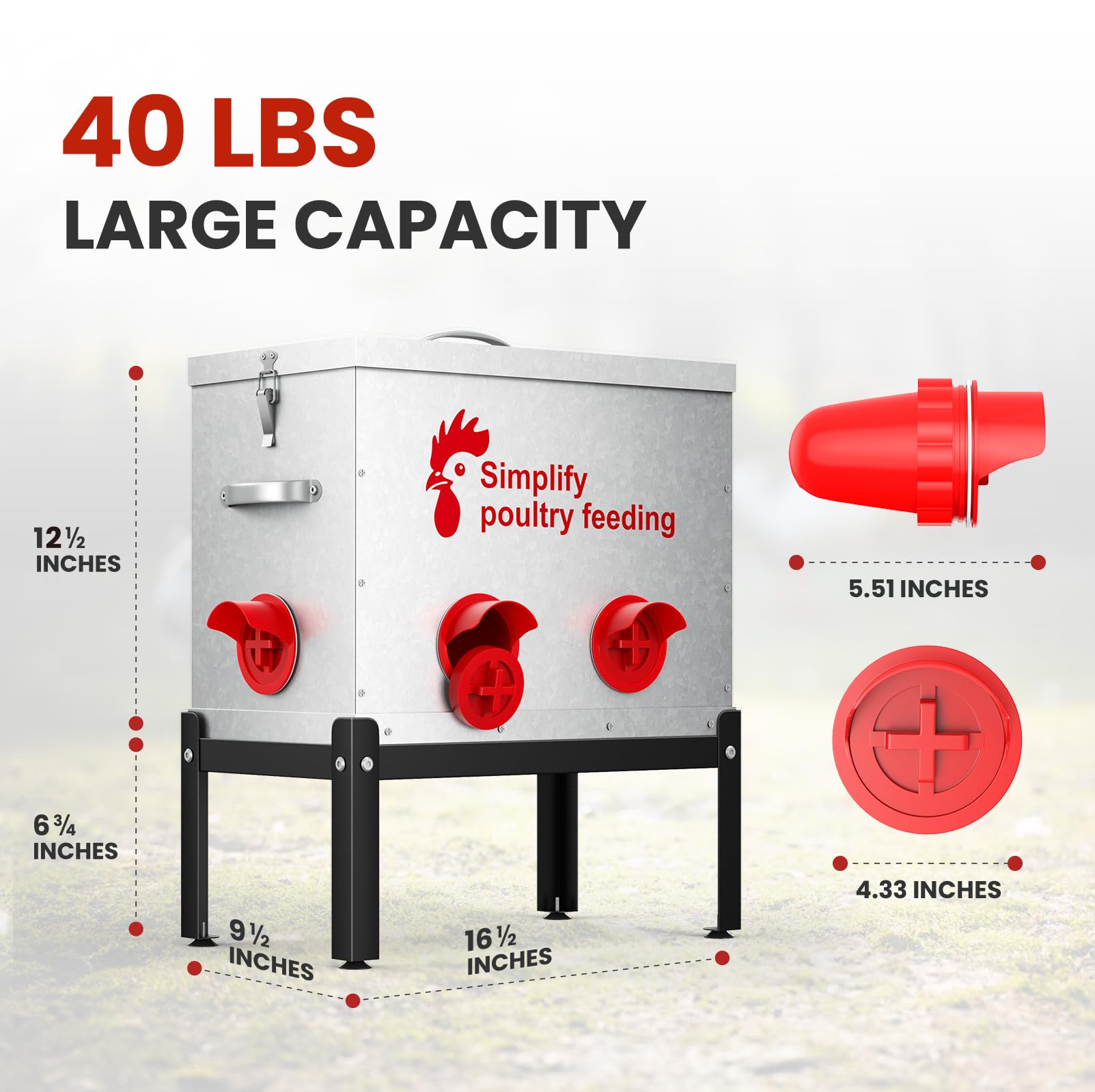 Hiqufet rodent-resistant design protects feed from pests