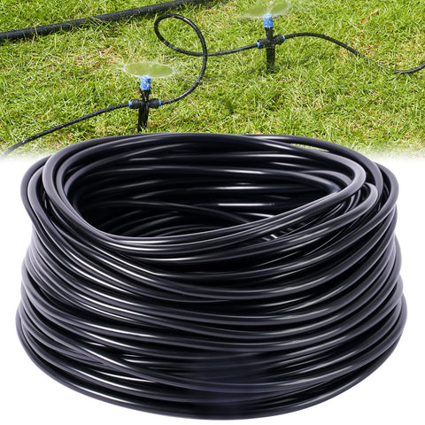 HIRALIY blank distribution tubing 1/4in black coil for flexible irrigation.