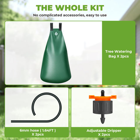 HIRALIY compatibility up to 8-inch trunks supports various trees