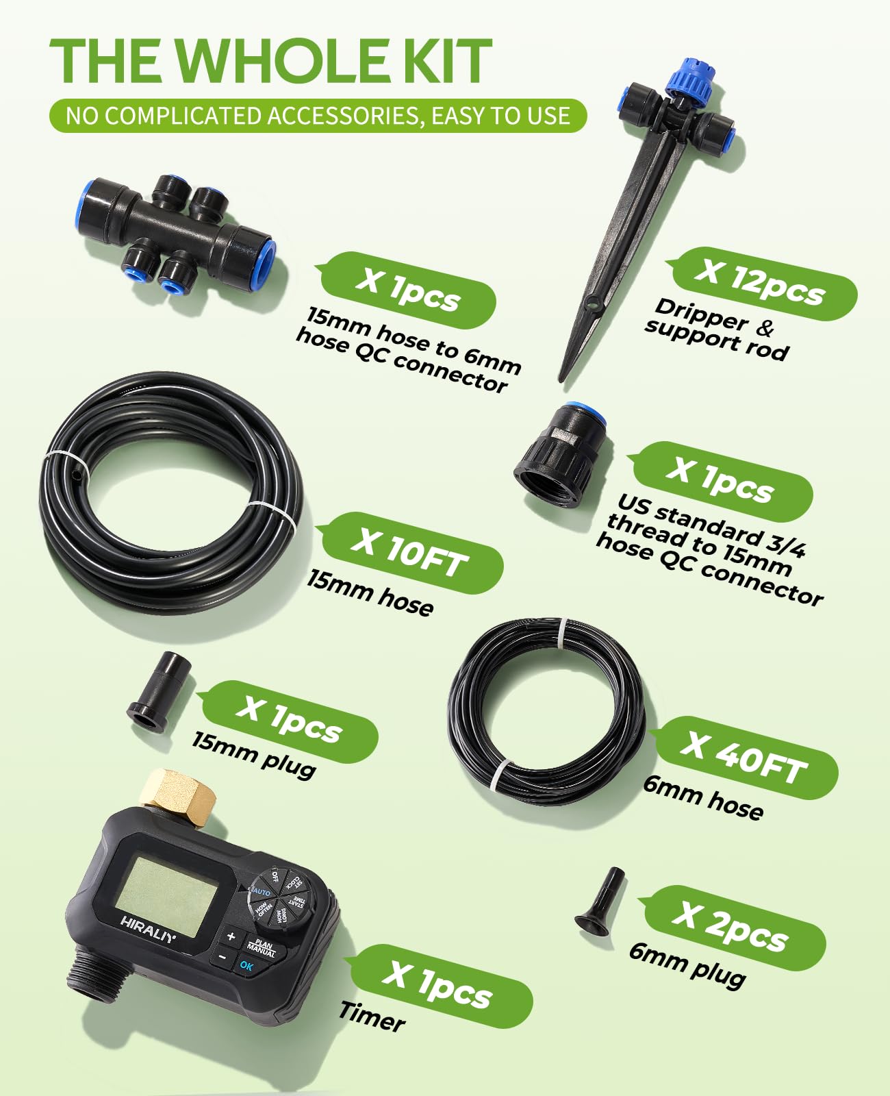 HIRALIY easy installation guide helps a quick setup process.