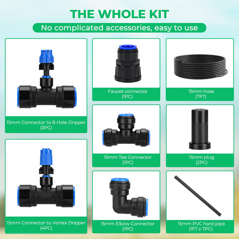 HIRALIY easy-to-store kit keeps roots undisturbed and stores flat.