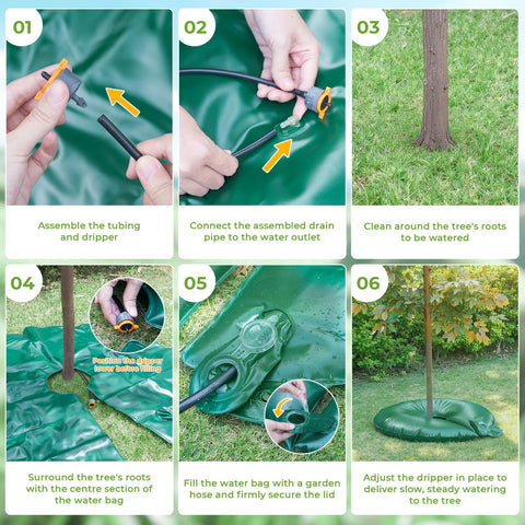 No-tools installation with hose filling keeps setup quick.