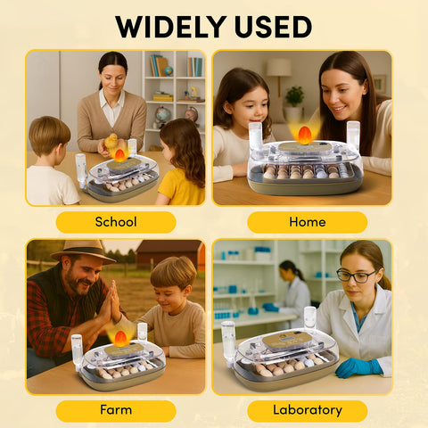 HIRALIY incubator large capacity supports multiple egg types