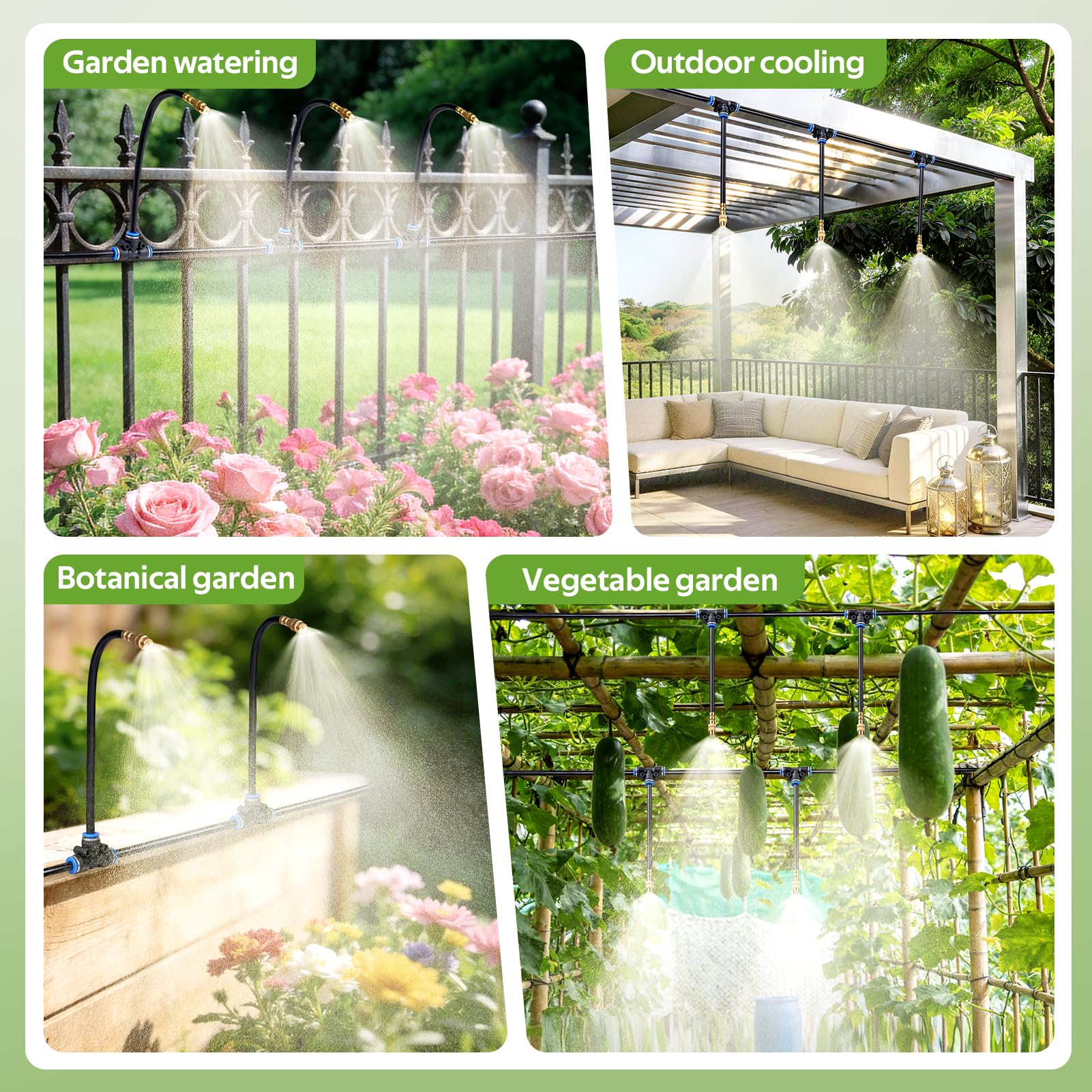 HIRALIY complete kit reduces watering guesswork with adjustable, customizable watering.