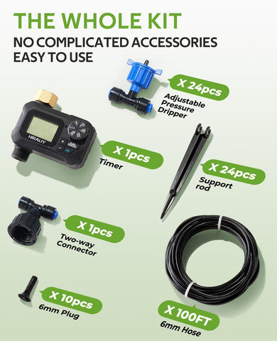 HIRALIY plug-and-play assembly—install in minutes with no hot water needed.