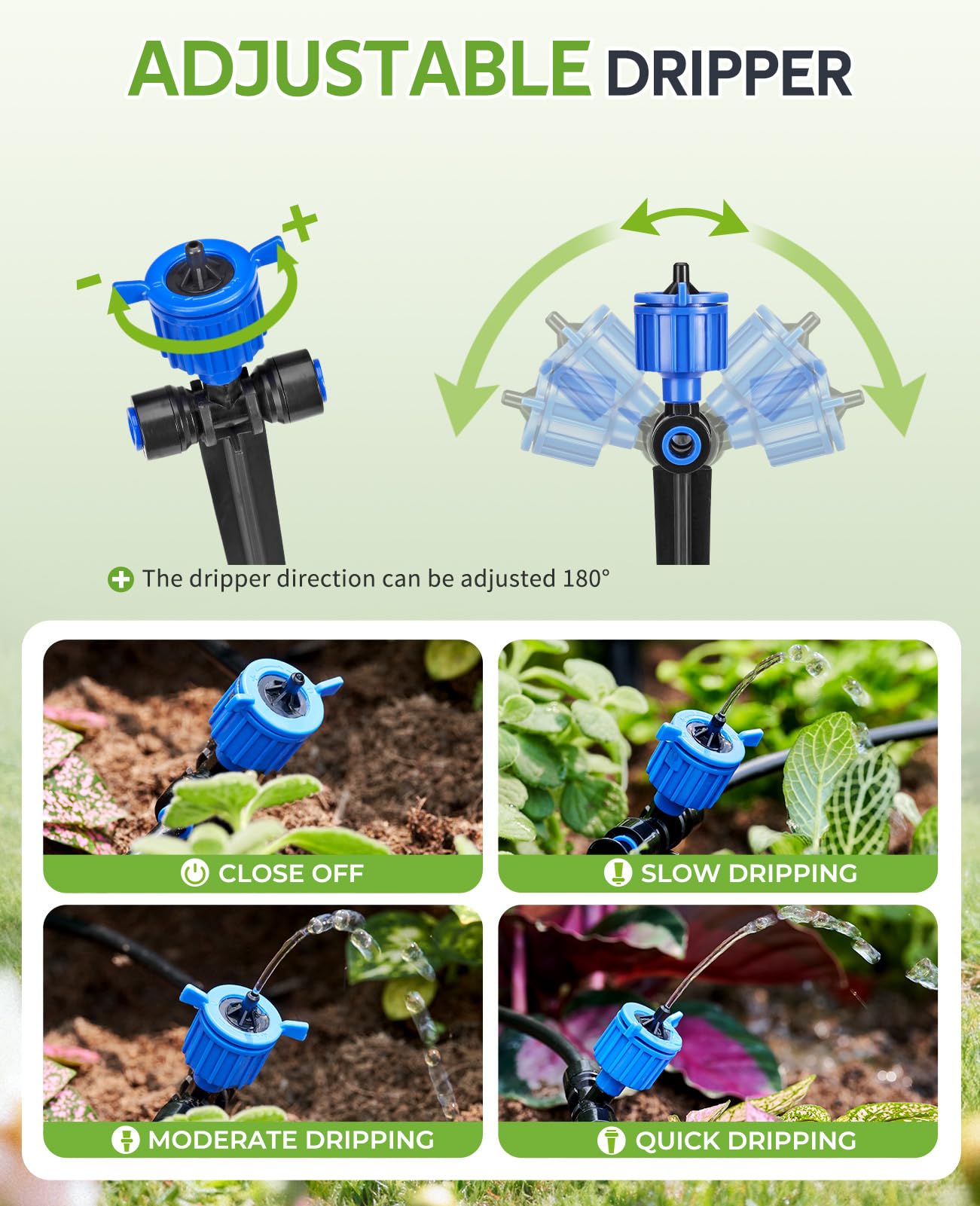 HIRALIY two-way water connector—quick connections reduce leaks.