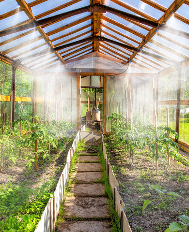 HIRALIY irrigation kit suits greenhouse, roof cooling, lawns, and beds.