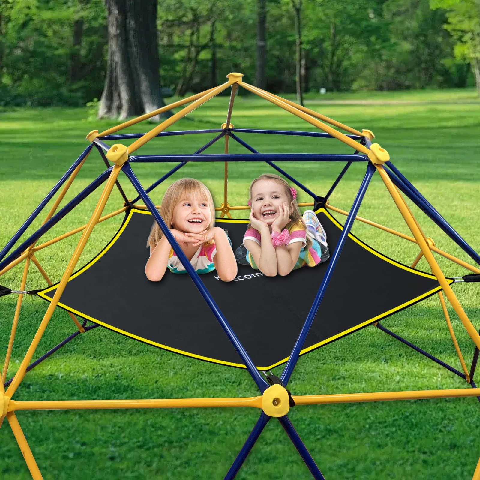 Hisecome dome hammock setup demonstrates easy installation and adjustable comfort