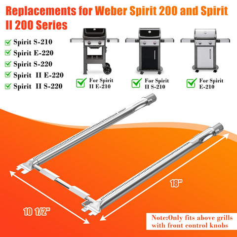 Stainless steel 304 burner by Hisencn 69785 for durability