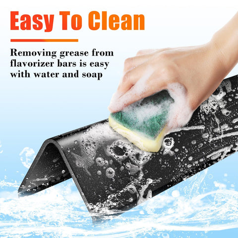 Hisencn 7635 cleanup ease after grilling thanks to enamel finish.