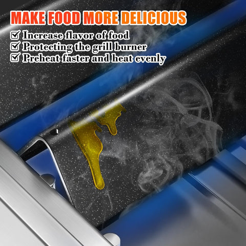 Hisencn 7635 compatible with Weber Spirit GS4 fitment for replacement parts.
