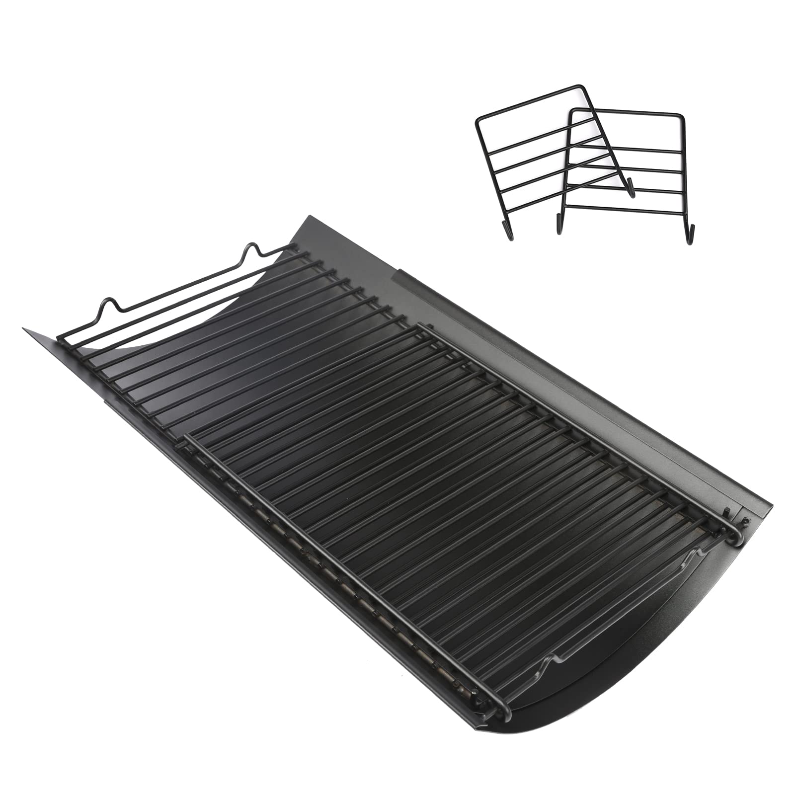 Hisencn adjustable ash pan for Chargriller compatibility improves ash management during long cooks