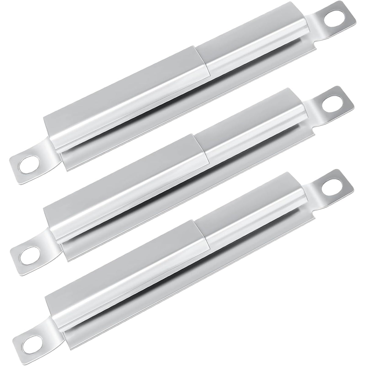 Hisencn carryover tube close-up shows durable 304 stainless steel for long-lasting grill parts