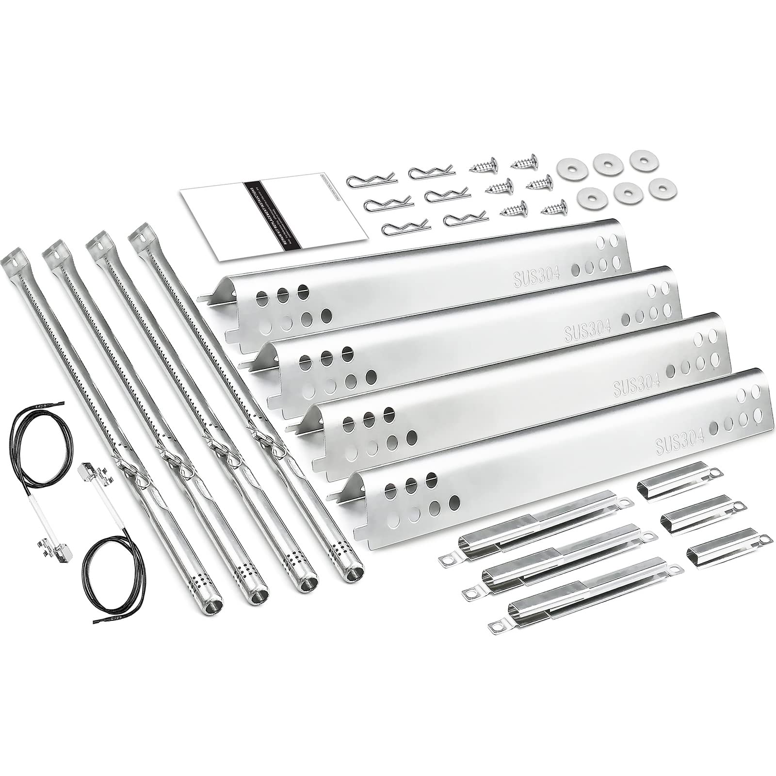 Hisencn Char-Broil heat plate 4-pack for even cooking and durability.