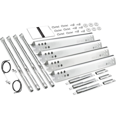 Hisencn Char-Broil heat plate 4-pack for even cooking and durability.