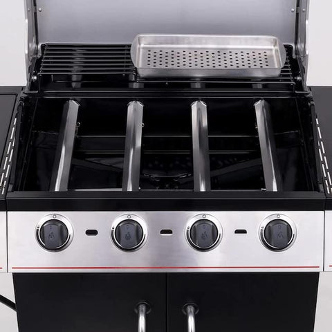 Hisencn assembled view showing upgraded grill area and heat flow
