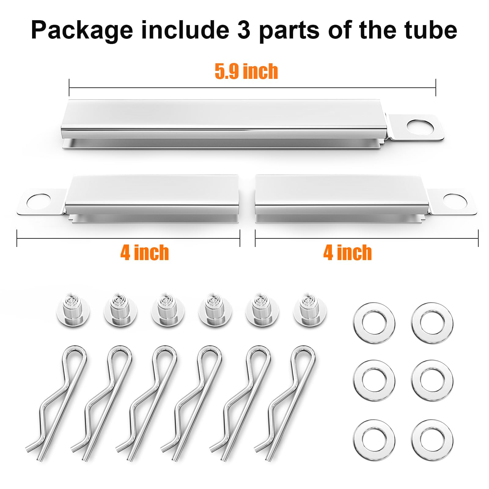 Hisencn universal crossover tube suitable for Charbroil grills and Kenmore compatibility