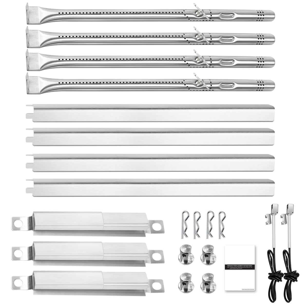 Hisencn heat plate 15.5 inch for Char-Broil grills improving even heat distribution