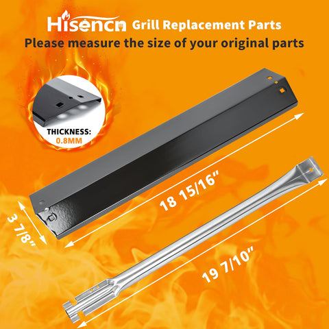 Hisencn Chargriller 3070 heat tent protects burner and promotes even cooking.