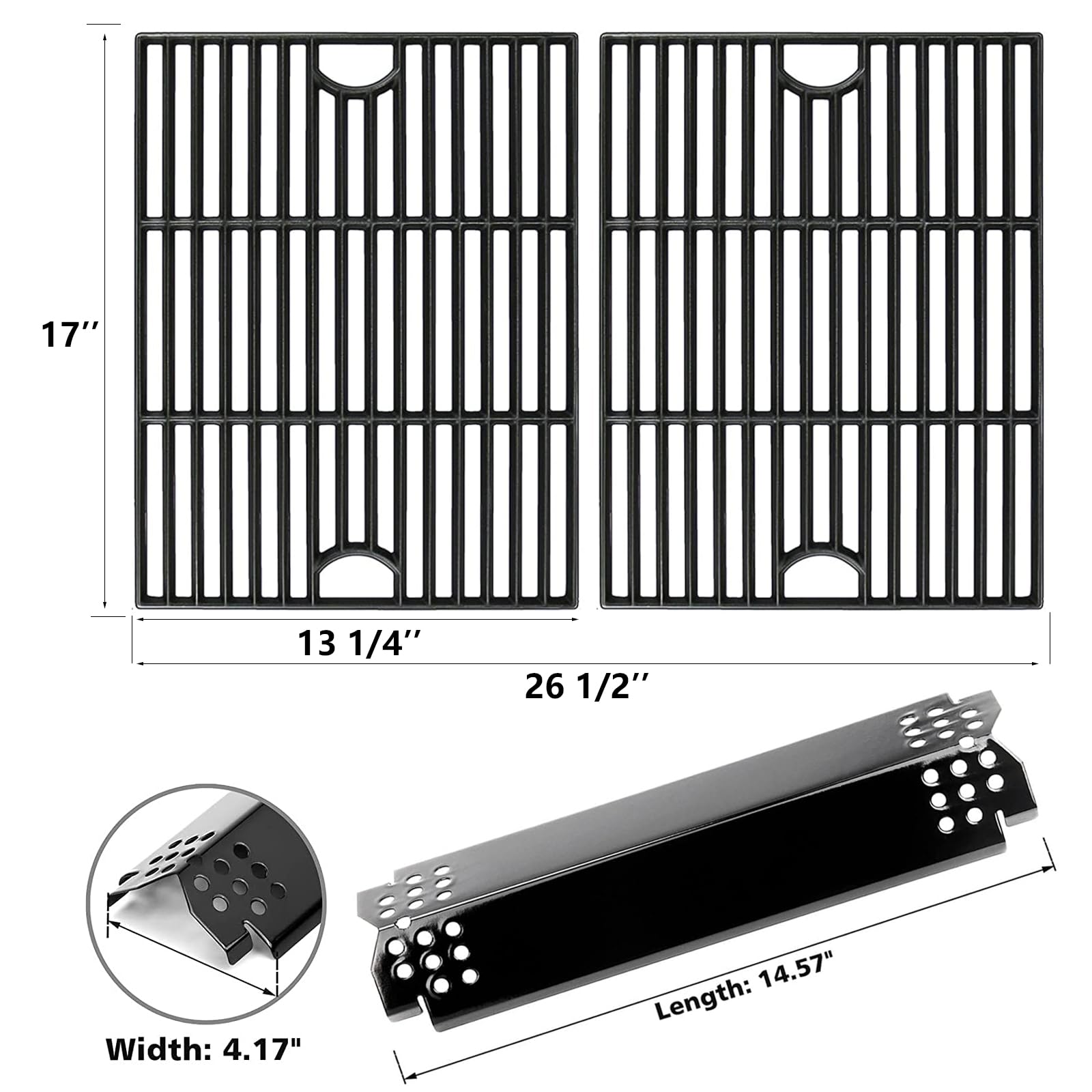 Hisencn cooking grids for 17x13 grills deliver professional sear marks and durability.