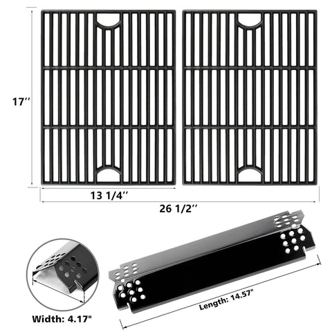 Hisencn cooking grids for 17x13 grills deliver professional sear marks and durability.