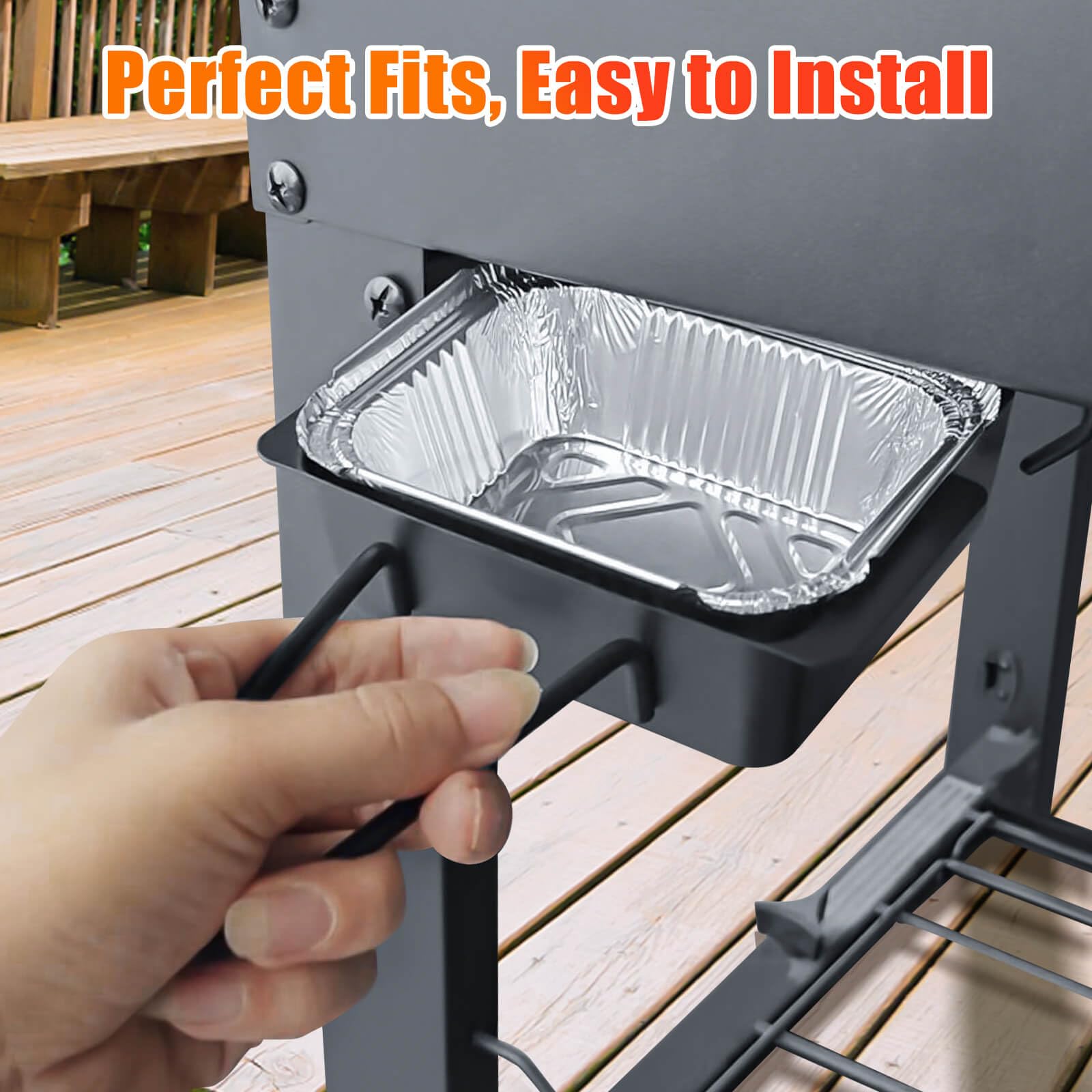 Hisencn porcelain steel drip pan resists rust for lasting outdoor use.