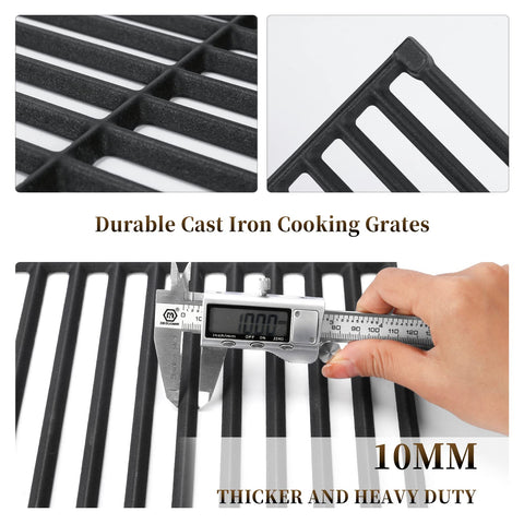 Durable porcelain coating on Hisencn grates makes cleanup easier and reduces sticking.