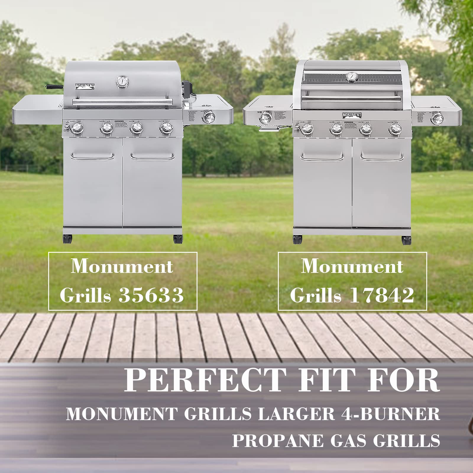 Hisencn grates provide even heat for restaurant-quality sear marks.