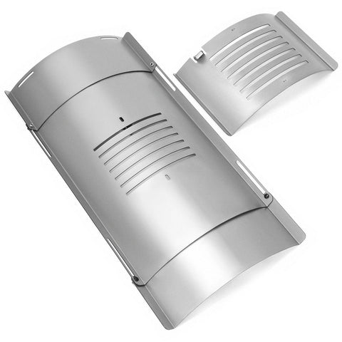Hisencn flame broiler slide cover for Pit Boss ensures even heat during long smoking sessions.