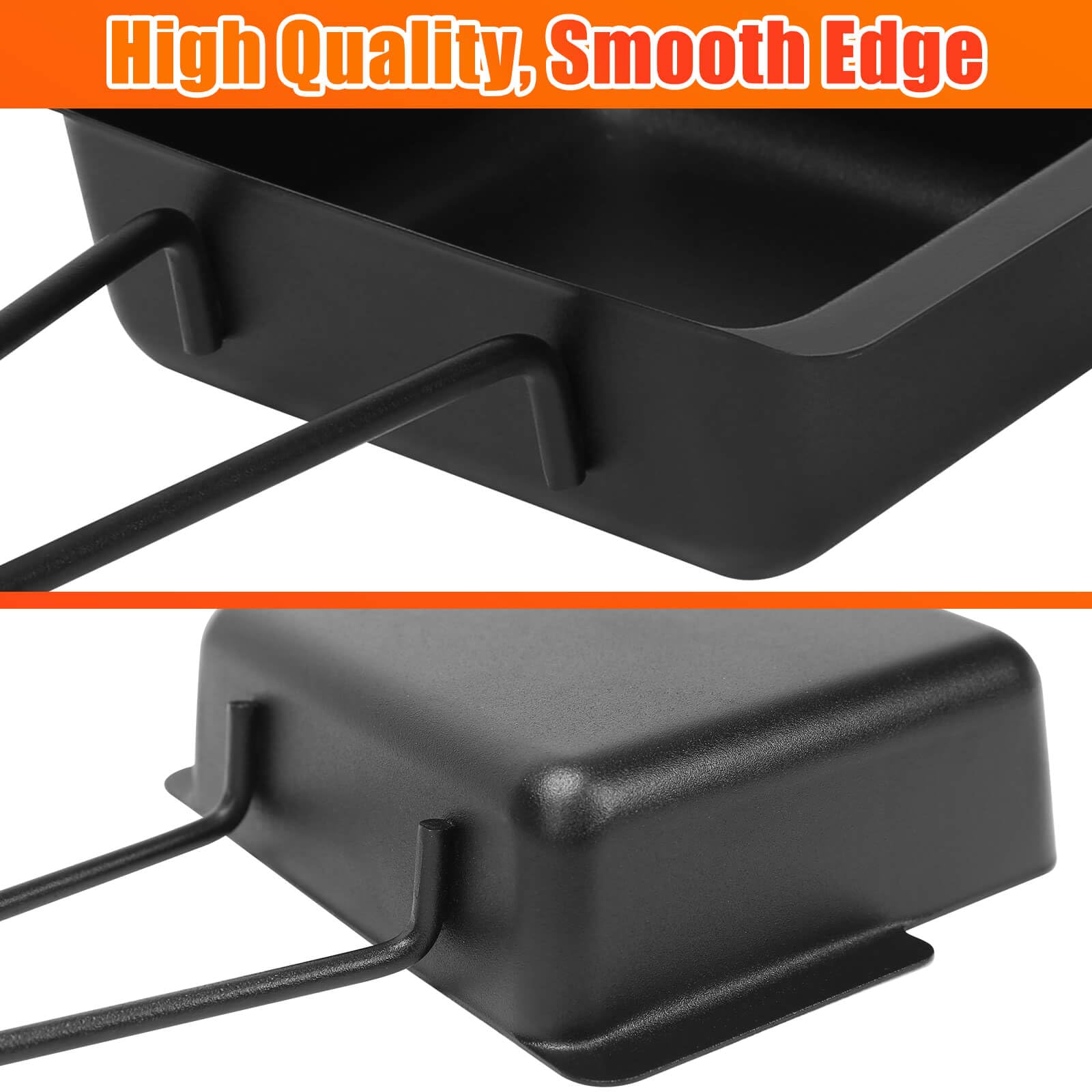 Hisencn grease cup features a sturdy handle for easy transport.