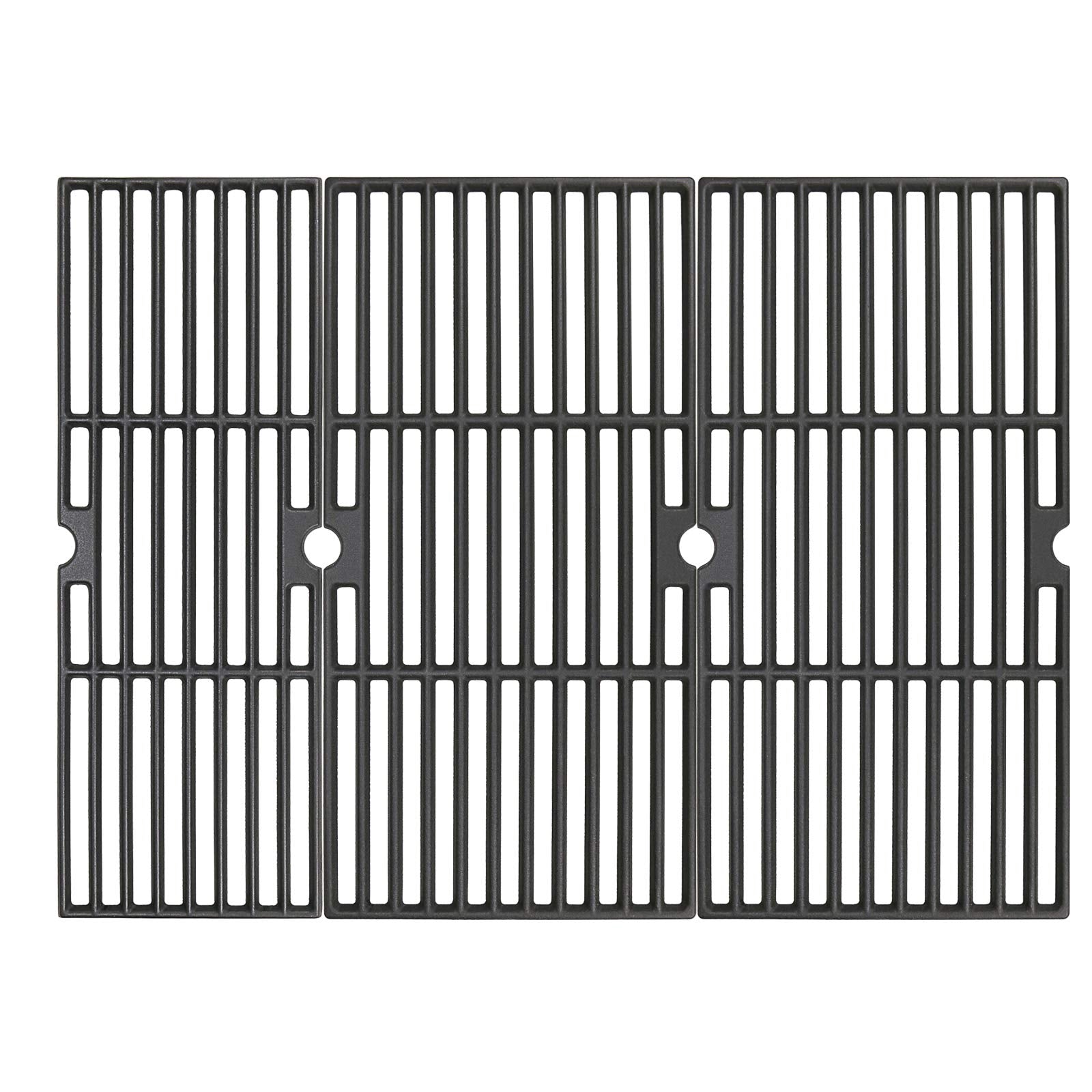 Hisencn grill grates showing 18x25 dimension for compatibility and even heat