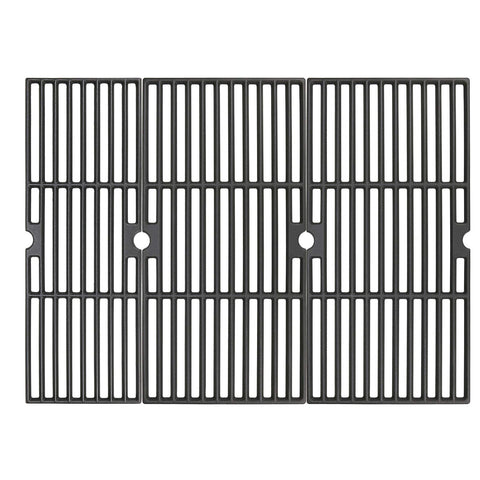 Hisencn grill grates showing 18x25 dimension for compatibility and even heat