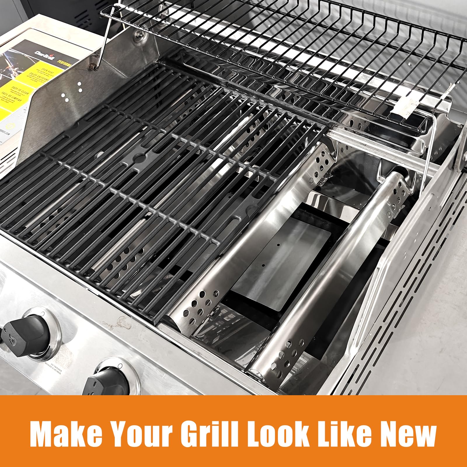 Hisencn grates fitting Charbroil Performance 5-burner models for versatile use