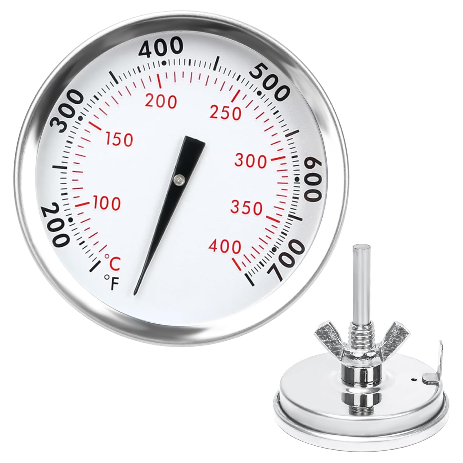 Hisencn grill thermometer dial for Weber Genesis provides precise readings during grilling.