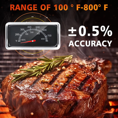 Hisencn 720-0864R thermometer for Nexgrill, waterproof and fog resistant