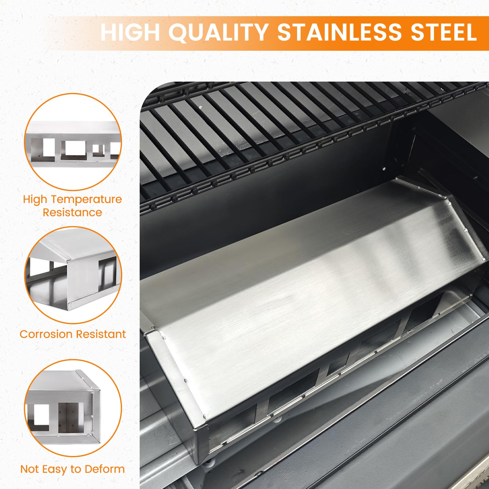 Hisencn heat manifold replacement revives Masterbuilt 800 grilling performance.