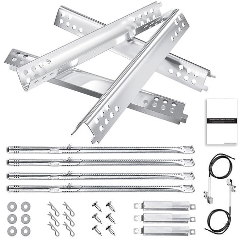 Hisencn heat plate 16-15/16 inches distributes heat evenly for consistent grilling.
